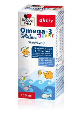 OMEGA 3 JUNIOR DOPPEL HERZ 150 ML