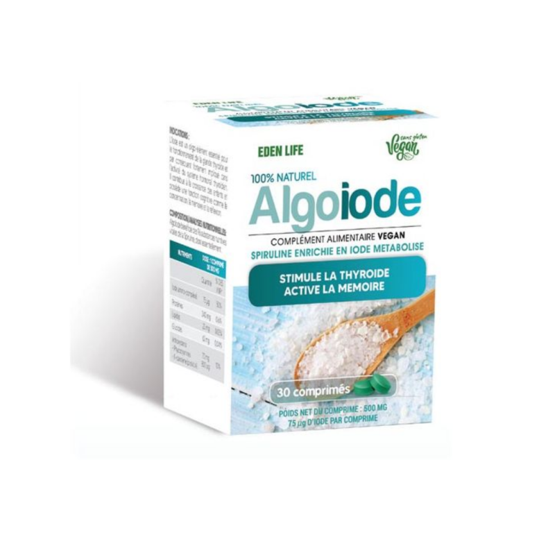 ALGOIODE EDENLIFE 30 COMPRIMES