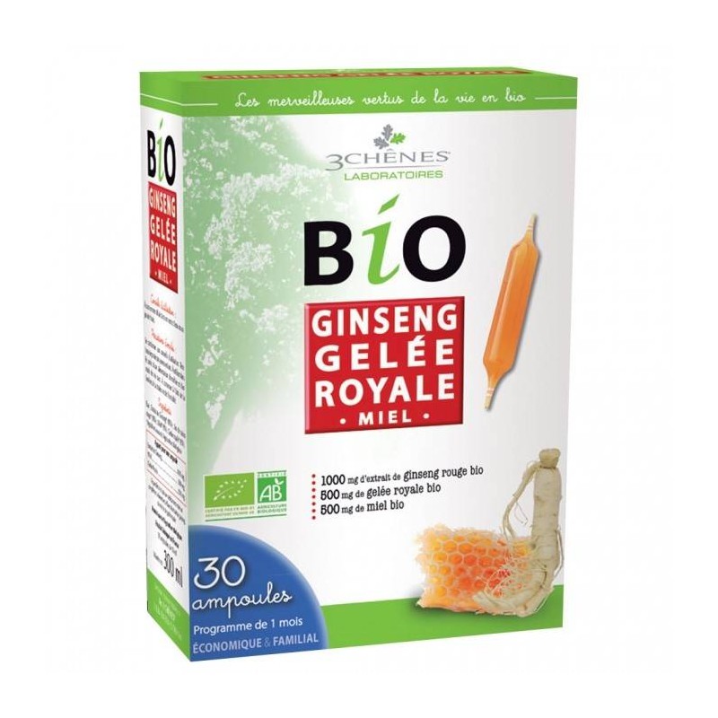 BIO GINSENG GELEE ROYALE - 30 AMPOULES