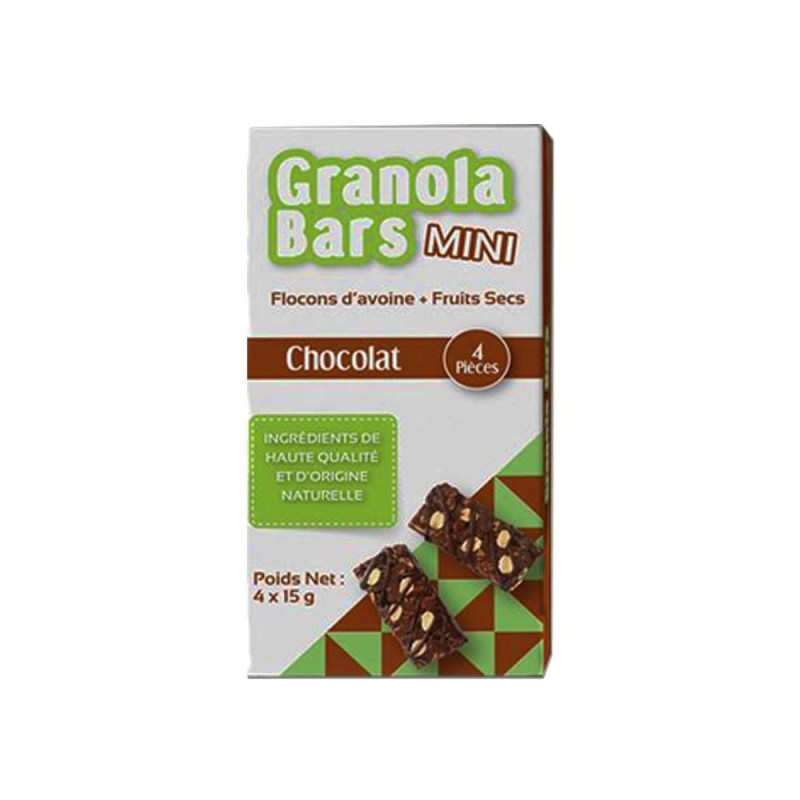 Barre De Granola Mini Chocolat Régime Alimentaire Sain